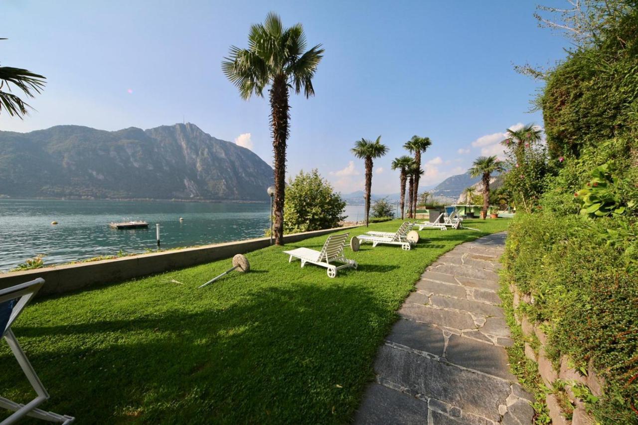 Luganersee, Pool, Strand, Parkplatz, Suite Біссоне Екстер'єр фото